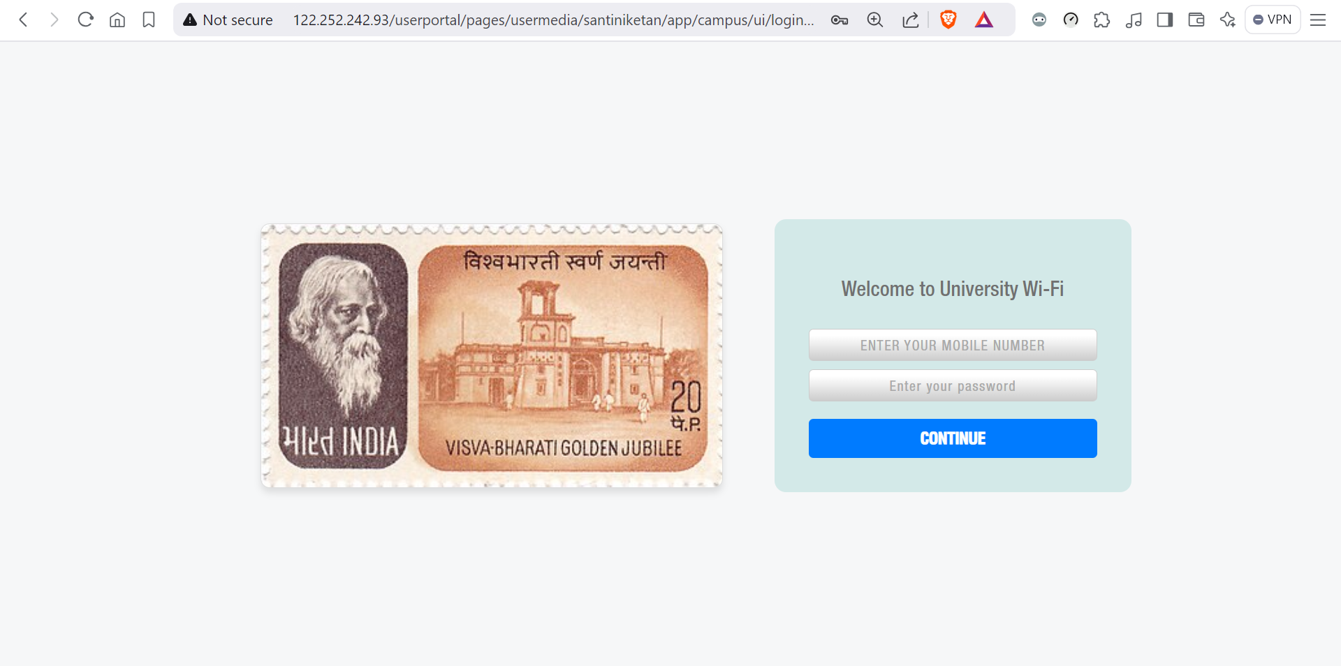 Customizing Moe Wifi Login Page: After Customization