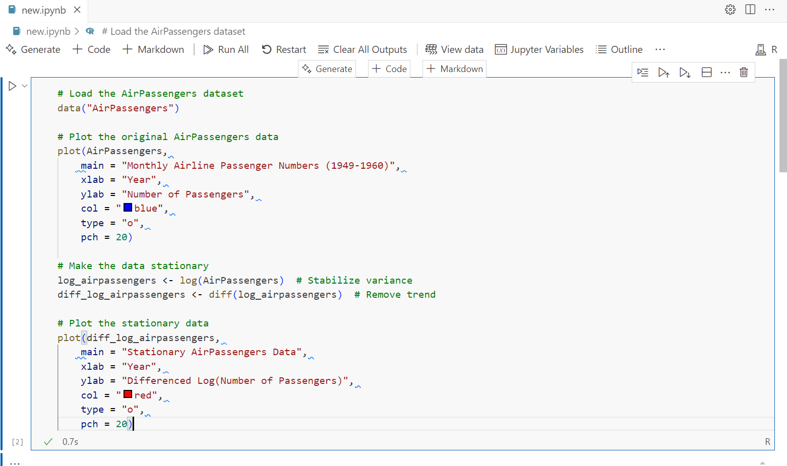 modified code run again