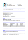 Mrinal Chandra Sarkar CV