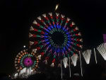 Poush Mela is a feast for the senses! 🎡 Ferris wheels to the night sky.