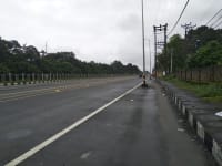 Serene stretch of NH31 in Siliguri #RainyDayVibes